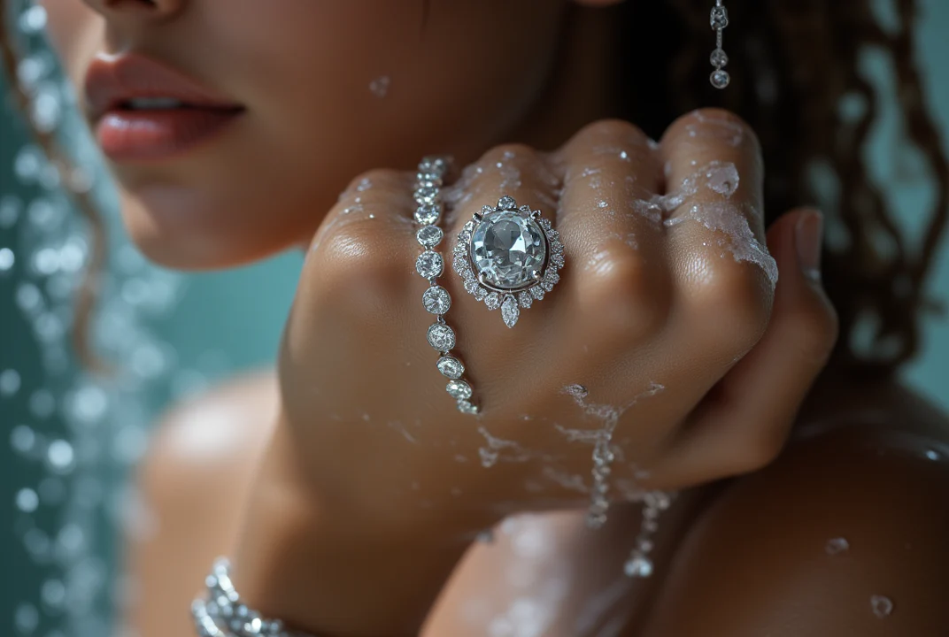 "can you shower with sterling silver necklace"